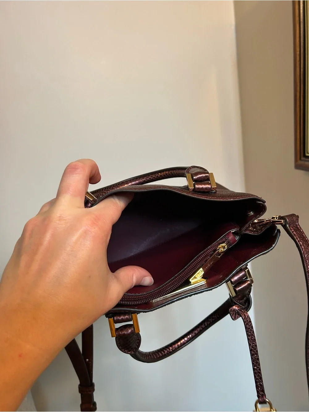 Michael Kors compact satchel
